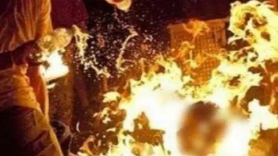 Ilustrasi pembakaran dua sejoli di Jakarta utara