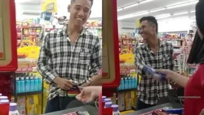 Viral! Pria Tertangkap Basah Curi Oreo di Minimarket, Warganet Geram Atas Aksinya: Udah Nyolong, Cengengesan!
