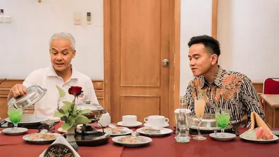 Ganjar Pranowo dan Gibran 