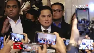 Jadi Ketua PSSI, Erick Thohir Full Senyum Sebut Mau Bersih-bersih Sepak Bola Indonesia