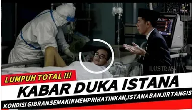 CEK FAKTA: Lumpuh Total, Kondisi Gibran Semakin Memprihatinkan hingga Istana Banjir Tangis, Benarkah?