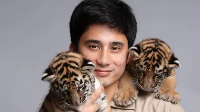 Alshad Ahmad dan kedua anak harimaunya