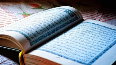 Ilustrasi bacaan Al-Quran 9-29 merupakan Surat At-Taubah dengan ayat 29 yang menjelaskan firman Allah tentang orang yang tidak beriman.