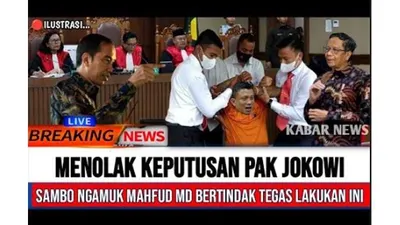 Mahfud MD Langsung Bertindak Tegas! Ferdy Sambo Ngamuk Tolak Putusan dari Joko Widodo, Benarkah Faktanya?