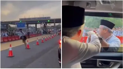 Momen Ganjar Pranowo Hadiri Acara Seabad NU, Seorang Lelaki Nekat Lompati Pembatas dan Lakukan Hal Ini