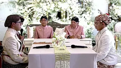 Setelah jadi fotografer dadakan di G20, Menteri PUPR Basuki Hadimuljono juga punya peran di pernikahan Kaesang-Erina.