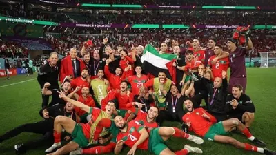 Tunjukkan Solidaritas, Maroko Kibarkan Bendera Palestina di Piala Dunia 2022 Qatar yang Bikin Israel Panas!