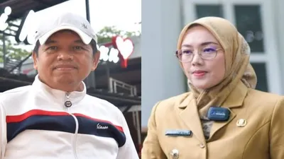 Pasangan Dedi Mulyadi dan Anne Ratna Mustika yang berseteru di tengah proses perceraian keduanya