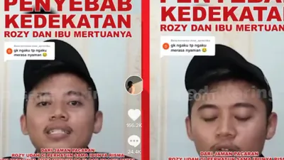Bantah Selingkuh dengan Mertua, Rozy Ngaku Hanya Merasa Nyaman, Netizen: Berani Kau Muncul