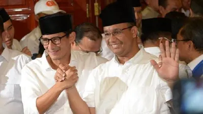 Sandiaga Uno dan Anies Baswedan kala duet  menghadapi Pilkada DKI Jakarta 2017 lalu