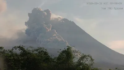 Update Erupsi Gunung Merapi Hari Ini, Sempat Muncul Awan Panas Menuju Arah Barat Daya