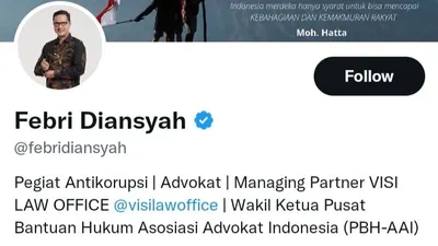 Pengacara Ferdy Sambo, Febri Diansyah Berhasil Dijebak oleh Pertanyaan dari Warga Twitter
