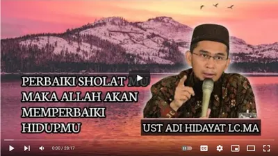 Kerjakan Salat Dengan Benar Hidup Dijamin Sukses, Rezeki Datang Dari Berbagai Arah Menurut Ustaz Adi Hidayat