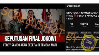 Geger Keputusan Jokowi Sudah Final, Ferdy Sambo Siap-Siap untuk Ditembak Mati! Benarkah Faktanya?