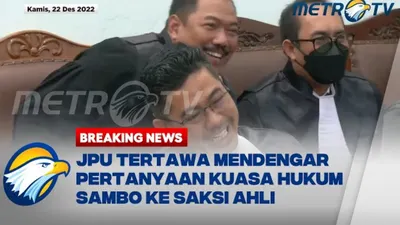 Pertanyaan Pihak Ferdy Sambo Undang Gelak Tawa JPU dan Saksi saat Singgung Soal Pelaku Justice Collaborator