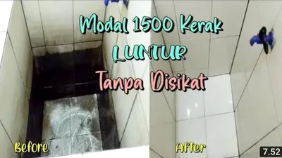 Modal Rp 1500, Bisa Bersihkan Kerak Kamar Mandi Hingga Kinclong