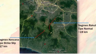 Waspada! Sesar Garsela Dikenal Paling Aktif Melepaskan Energi dan Jadi Pemicu Gempa di Wilayah Jawa Barat