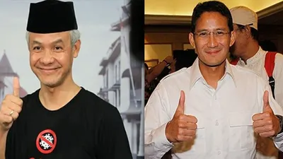 Kolase Ganjar Pranowo dan Sandiaga Uno