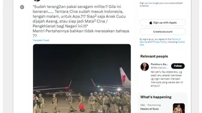 CEK FAKTA: Heboh! Tentara Cina Berseragam Masuk Indonesia Secara Terbuka, Benarkah?