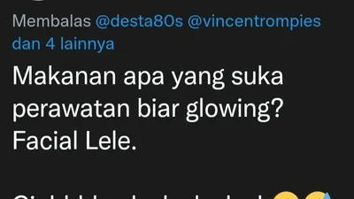 Interaksi Desta dan warganet di Twitter dengan tagar sawityowit.