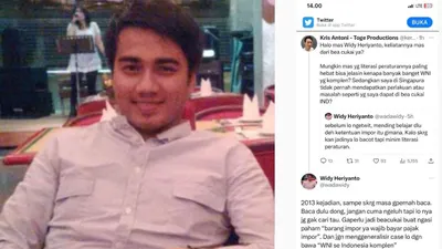 Dirujak Netizen Usai Sebut Warga Indonesia Babu, Oknum Bea Cukai Ini Langsung Ngumpet dan Gembok Akun Twitter