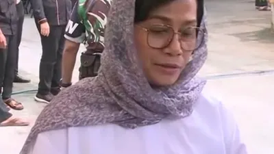 Sri Mulyani takziah