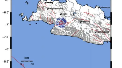 Sukabumi Diterpa Gempa Berkekuatan 4,2 Magnitude.(BMKG)