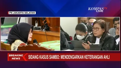 Ahli Psikologi Forensik : Kepribadian Putri Candrawathi Berisiko Alami Tonic Immobility , Apakah Itu? 