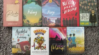 Sejumlah karya penulis novel terkenal era tahun 2000-an