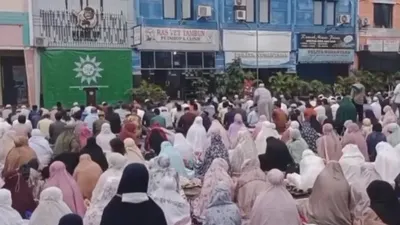 ILUSTRASI: Pimpinan Pusat Muhammadiyah menggelar salat Idul Adha, Rabu 28 Juni 2023.