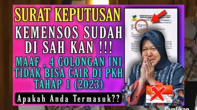 Kabar Buruk! Sudah Disahkan Kemensos, 4 Golongan Ini Tak Bisa Cairkan PKH Tahap 1 Tahun 2023, Kamu Termasuk?