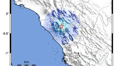 Gempa Bumi M 3,4 Guncang Bukittinggi Sumatera Barat