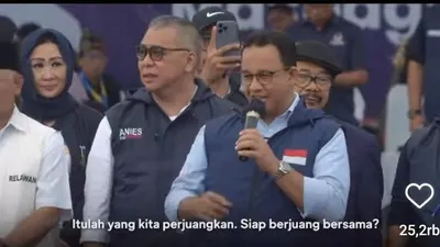 Anies Baswedan Hubungkan Cuaca Dengan Misinya Semangat Menyejukan Indonesia.(Tangkap Layar Instagram @aniesbaswedan)