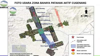 Temukan Patahan Baru, BMKG Sarankan 9 Desa di Atas Sesar Cugenang Direlokasi dan Jadi Tempat Ini