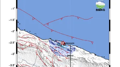 Waspada! Gempa Susulan Terjadi di Jayapura dengan Kekuatan M4,2, Berpusat di Darat