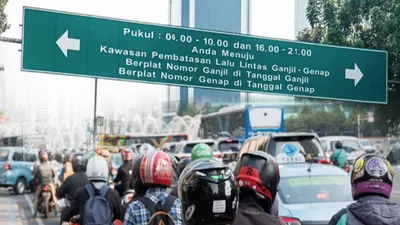 CATAT! Ganjil Genap Mulai Berlaku Hari Ini di Jakarta, Ini 26 Titik Lokasinya