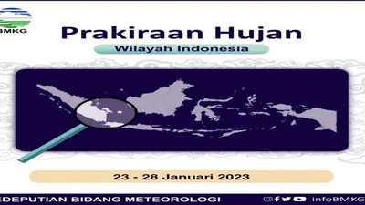 Cuaca Hari Ini, BMKG Mengabarkan Sebagian Wilayah Jakarta Diprakirakan Hujan