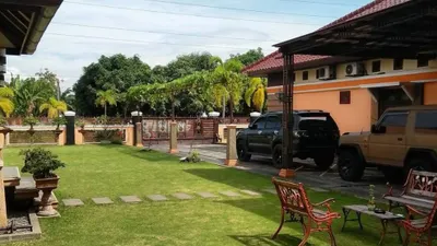Rumah AKBP Achiruddin Hasibuan yang menjadi tempat oleh kejadian (TKP) pada saat anaknya melakukan tindak penganiayaan kepada korban bernama Ken Admiral 