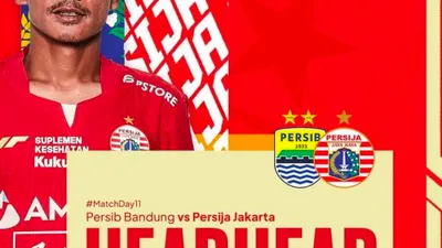 Link Live Streaming Persija vs Persib Sore Ini! Jadwal Pertandingan dan Prediksi Susunan Pemain 