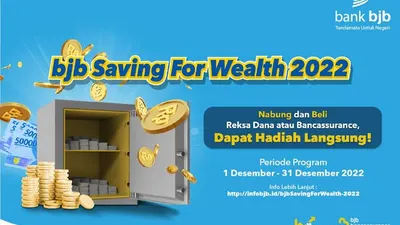 Khusus Akhir Tahun, Beli Produk Bancassurance dan Reksadana Ada Hadiah Jutaan Rupiah dari bank bjb