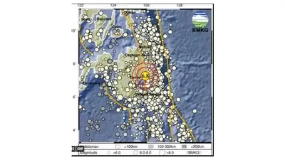 Meloguane, Sulawesi Utara Diguncang Gempa dengan Kekuatan M 6,8