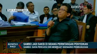Video Viral Ferdy Sambo Ketar-ketir karena Bharada E Panggil Jessica Kopi Sianida ke Persidangan, Ini Faktanya
