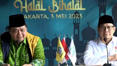 Airlangga Hartarto dan Muhaimin Iskandar