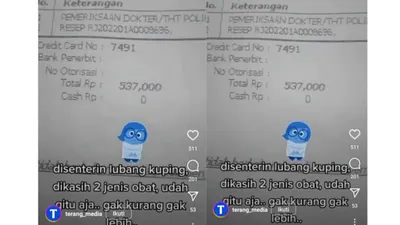 Viral Seorang Ibu Curhat Bayar Rp 537 Ribu Untuk Periksa ke Dokter THT