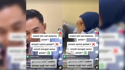 Netizen menyoroti reaksi dari sang istri usai mengetahui sang suami selingkuh.