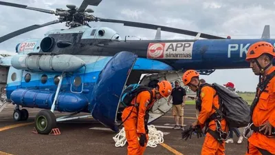 UPDATE! Tim Gabungan Berhasil Evakuasi Heli Jatuh, Kapolda Jambi: Utamakan Penyelamatan Anggota Terlebih Dulu