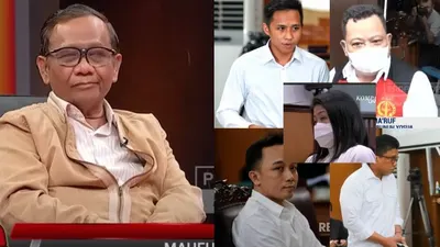 Hingga akhirnya Mahfud MD tegas mengatakan jika ia menggiring opini publik terkait dengan hukuman Richard Eliezer.