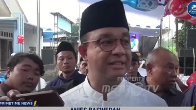 Anies Baswedan, calon presiden tahun 2024 menanggapi terkait pelaporan terhadap dirinya oleh para pendukung Ganjar Pranowo.