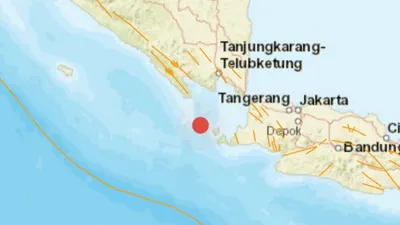Gempa Bumi M 5,4 Sumur Banten Hari Ini