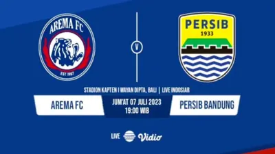 SArema FC vs Persib Bandung, Jumat 7 Juli 2023
